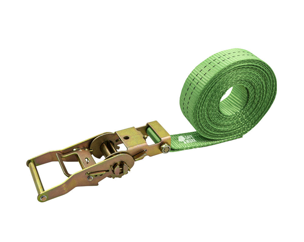Zurrgurt mit Ratsche 6 m x 35 mm Gurtende mit Spitzhaken