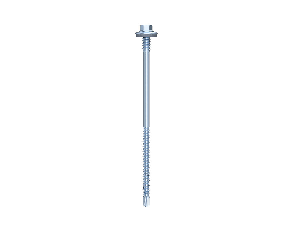 SWPS Bi-Metall, Bohrleistung 12 mm Sonderbeschichtet, Dichtscheibe A2 und EPDM