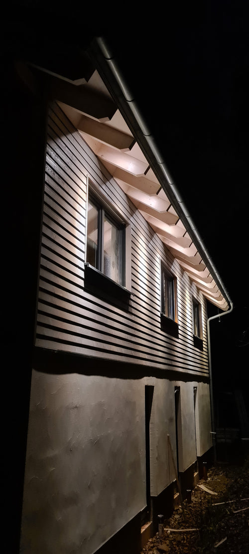 Einzigartige Beleuchtung bei Nacht