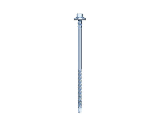 SWPS Bi-Metall, Bohrleistung 5 mm Sonderbeschichtet, Dichtscheibe A2 und EPDM