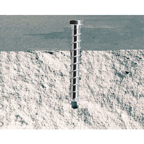 Rock-Betonschraube, Sechskant, Stahl verzinkt Zur dübellosen Befestigung in Beton